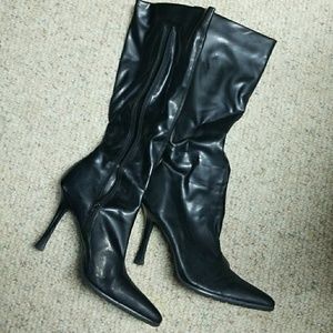 Steve Madden hiho black paris boots